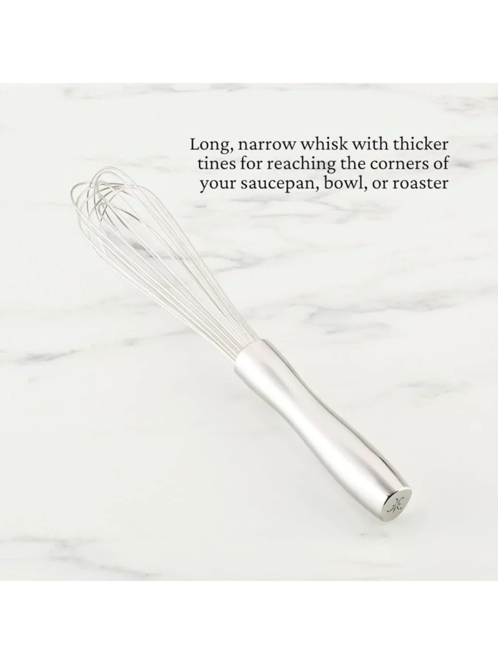 French-Style Stainless Steel Whisk - 9 Inch Chef's Kitchen Tool for Cooking